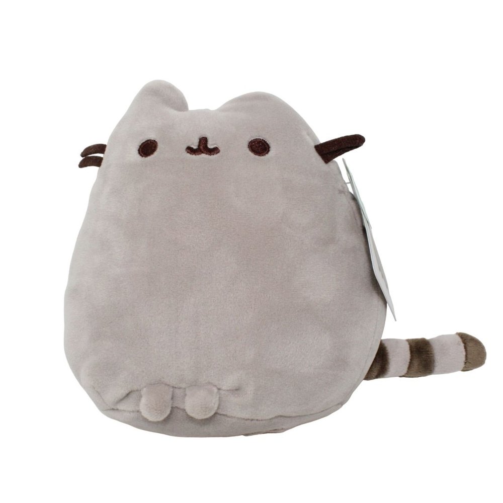 Pusheen Gund Squisheen Sitting Gray Plush 6 inches Pusheenicorn Keyring Lot Of 2 - Picture 3 of 16